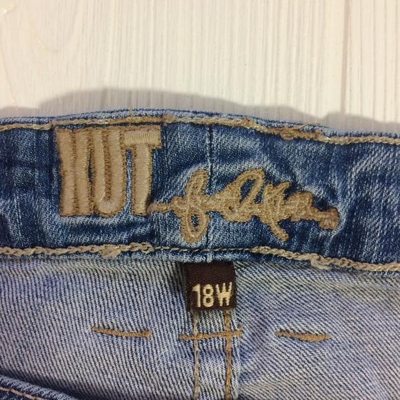 KUT from the Kloth Skinny Leg Jeans Denim Size 18W - Picture 7 of 8
